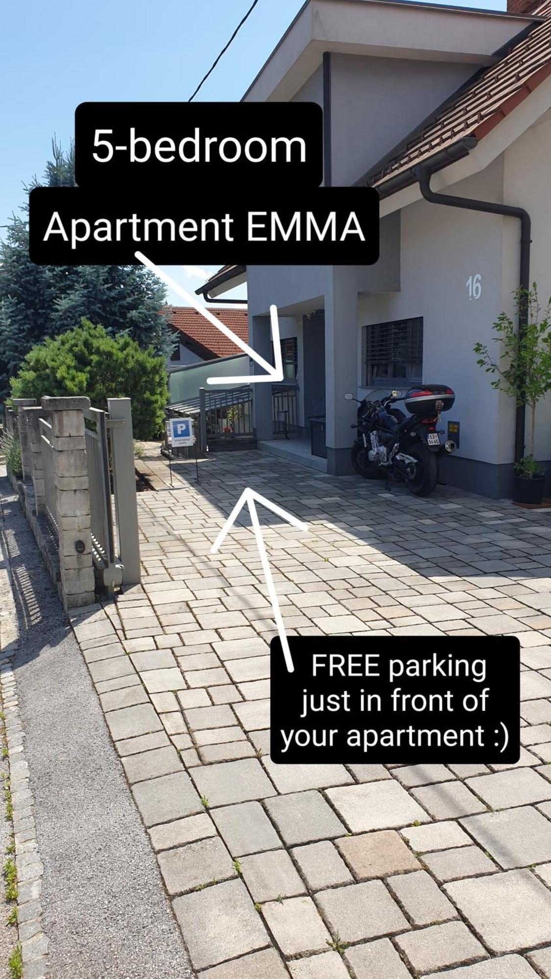 Apartment Emma Ljubljana - Free Parking, Ac, Wifi Liubliana Exterior foto